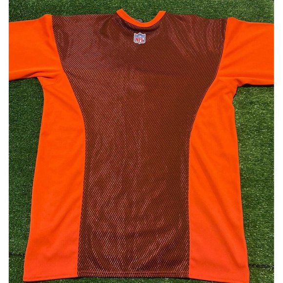 Vintage Cleveland Browns shirt large Nike orange adult 90s Y2K long sleeve - Picture 7 of 11